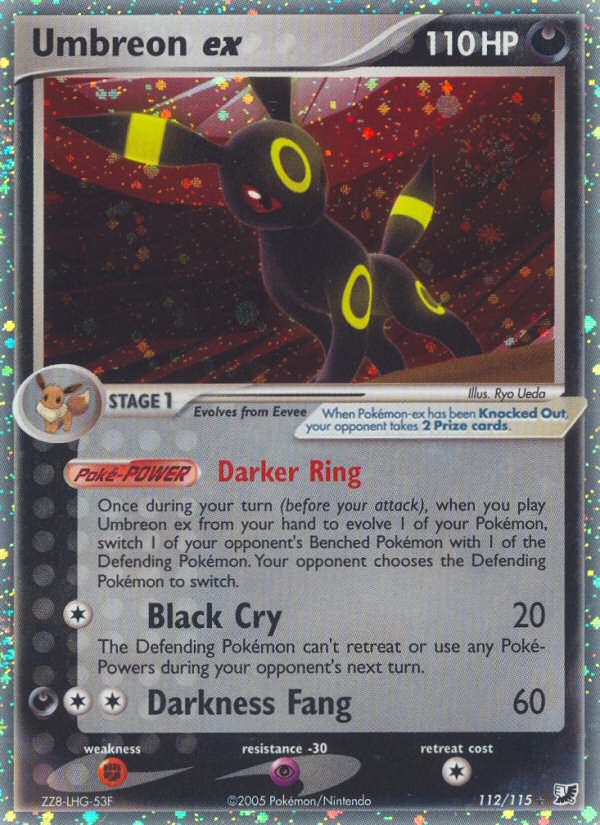 Umbreon ex – Unseen Forces 112/115 Pokémon card