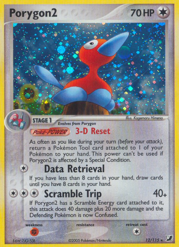 Porygon2 – Unseen Forces 12/115 Pokémon card