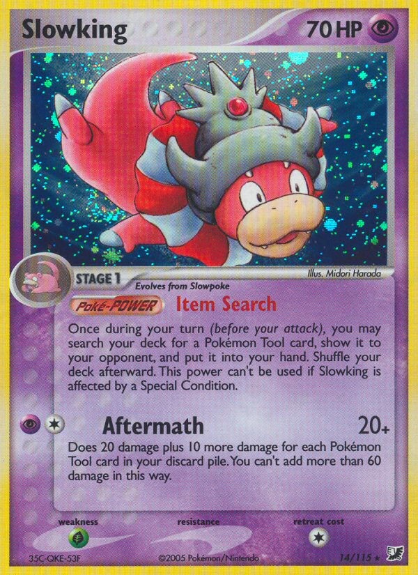 Slowking – Unseen Forces 14/115 Pokémon card