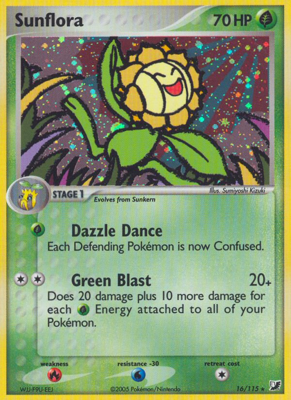 Sunflora – Unseen Forces 16/115 Pokémon card