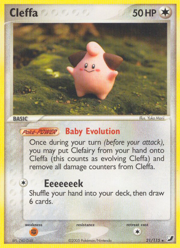 Cleffa – Unseen Forces 21/115 Pokémon card