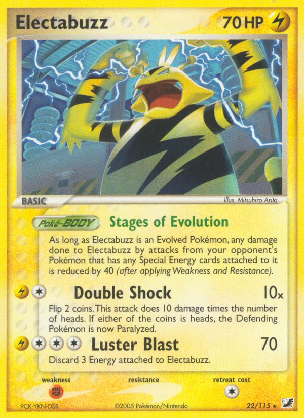 Electabuzz – Unseen Forces 22/115 Pokémon card