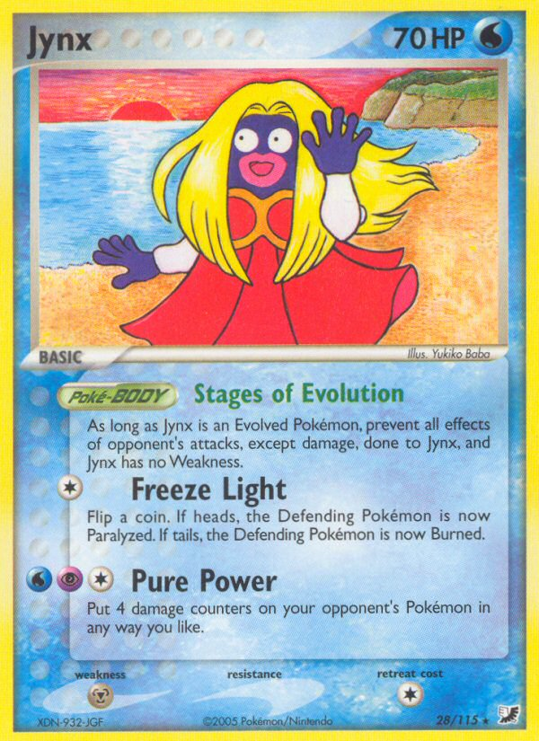 Jynx – Unseen Forces 28/115 Pokémon card