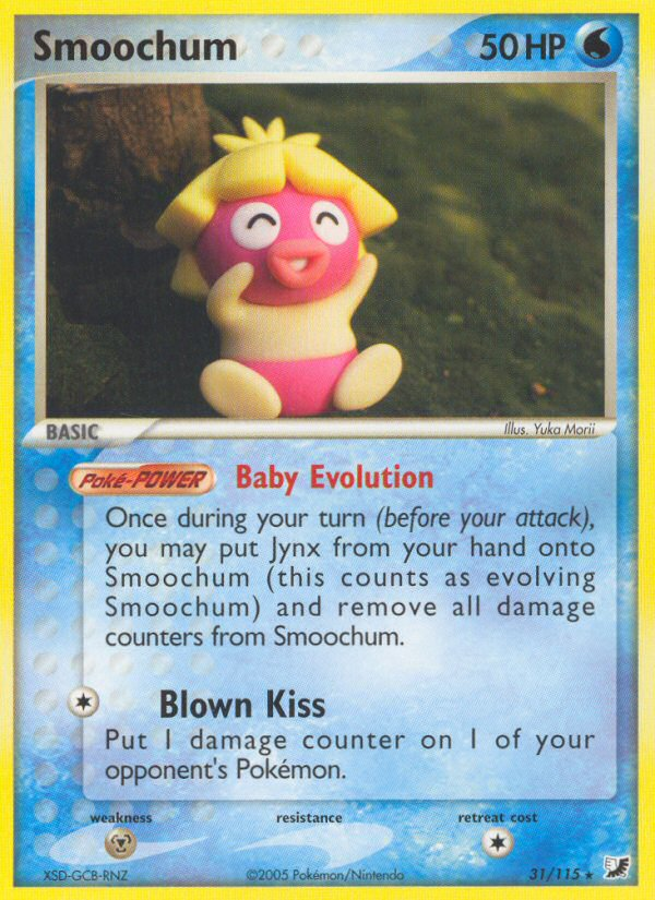 Smoochum – Unseen Forces 31/115 Pokémon card
