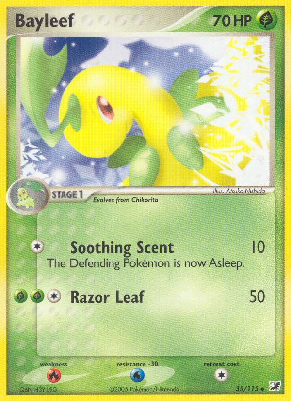 Bayleef – Unseen Forces 35/115 Pokémon card