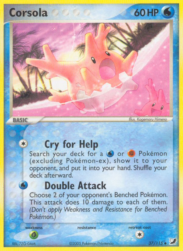 Corsola – Unseen Forces 37/115 Pokémon card