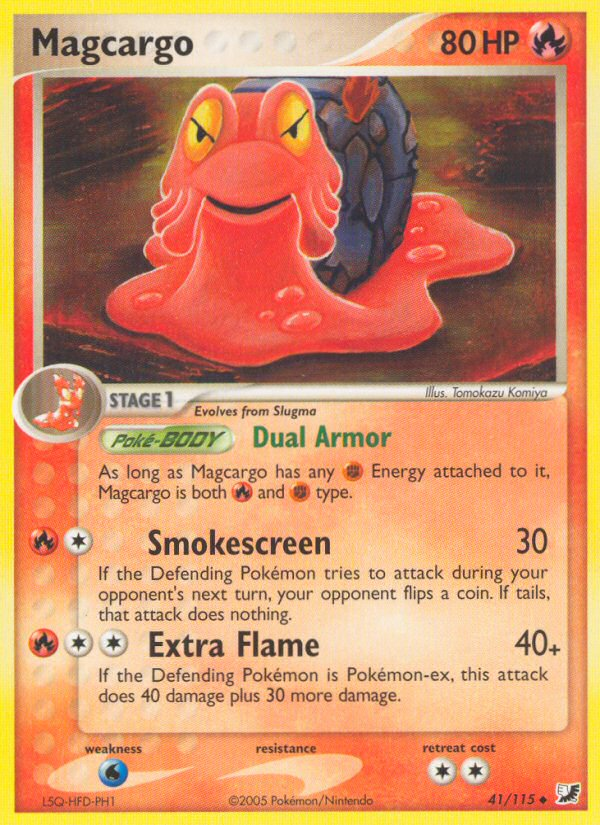 Magcargo – Unseen Forces 41/115 Pokémon card