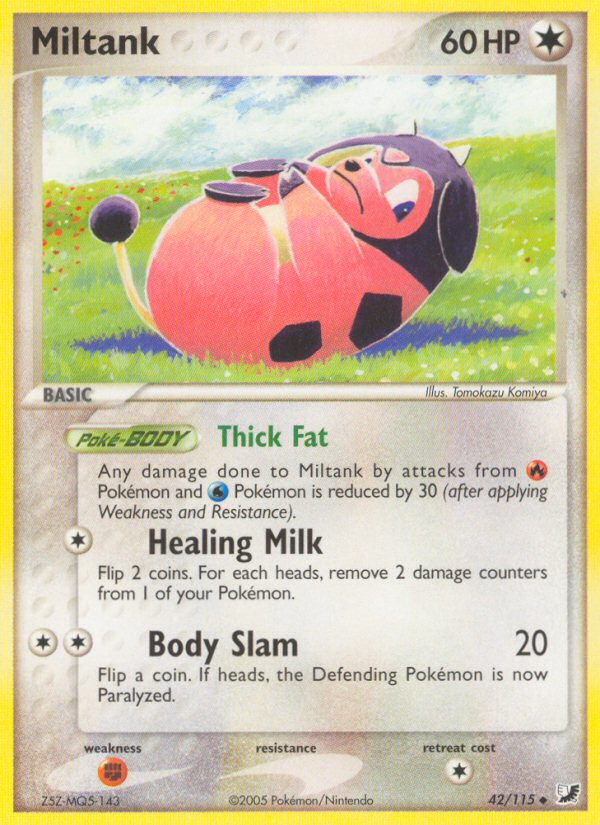 Miltank – Unseen Forces 42/115 Pokémon card