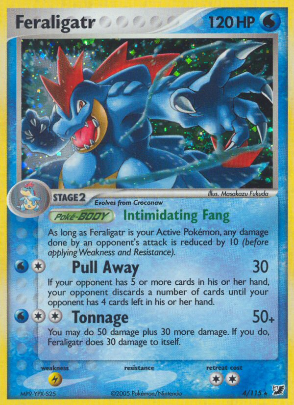 Feraligatr – Unseen Forces 4/115 Pokémon card