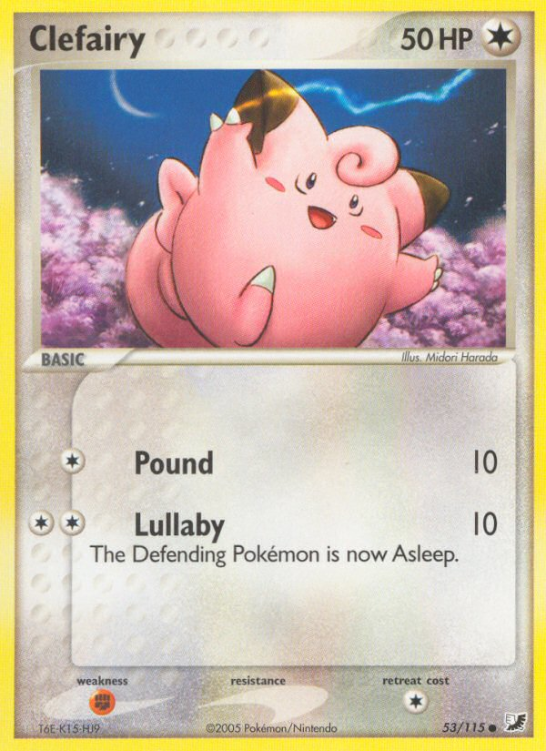 Clefairy – Unseen Forces 53/115 Pokémon card