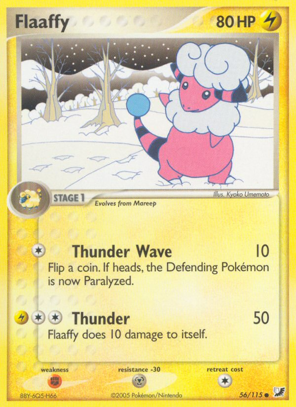 Flaaffy – Unseen Forces 56/115 Pokémon card