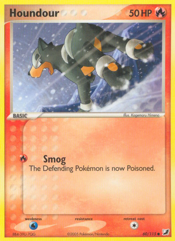 Houndour – Unseen Forces 60/115 Pokémon card