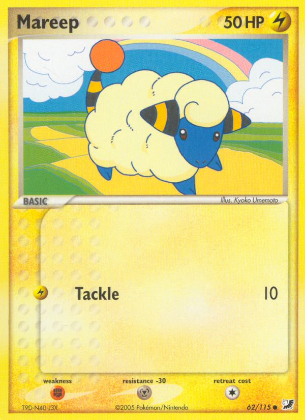 Mareep – Unseen Forces 62/115 Pokémon card