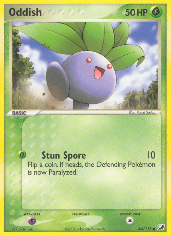 Oddish – Unseen Forces 64/115 Pokémon card