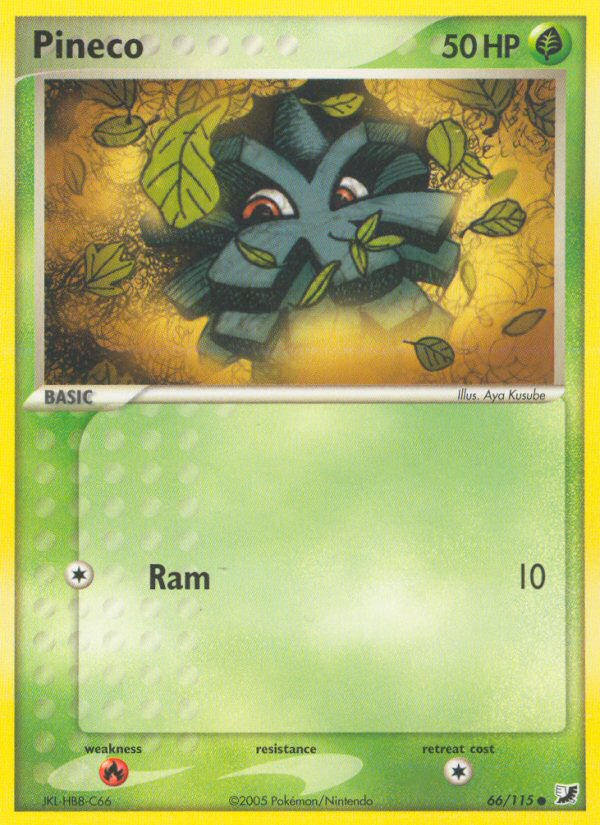 Pineco – Unseen Forces 66/115 Pokémon card
