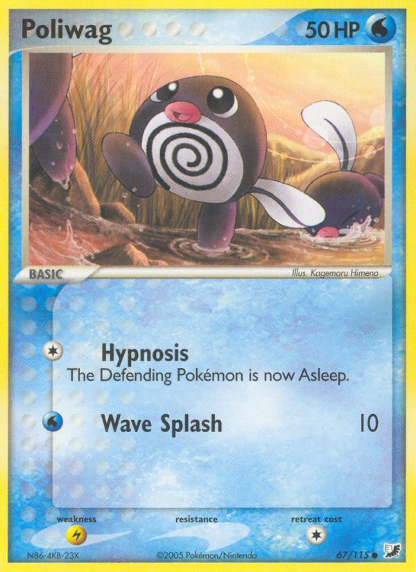 Poliwag – Unseen Forces 67/115 Pokémon card