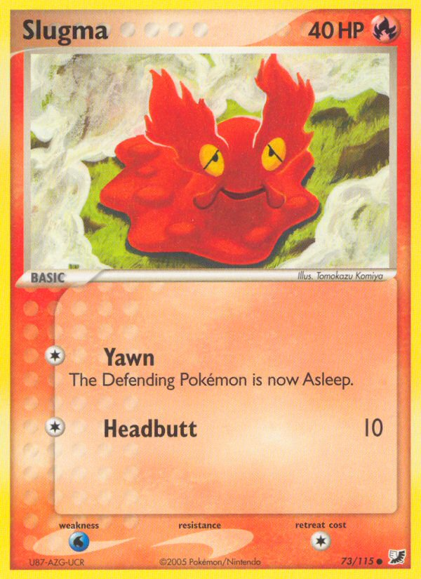 Slugma – Unseen Forces 73/115 Pokémon card