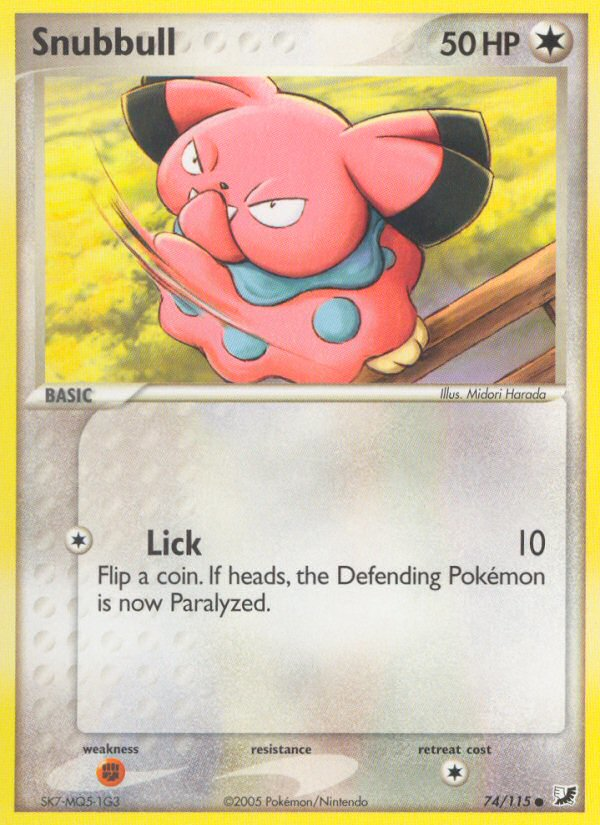 Snubbull – Unseen Forces 74/115 Pokémon card