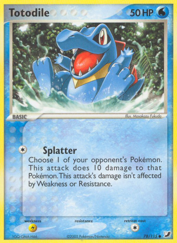 Totodile – Unseen Forces 78/115 Pokémon card