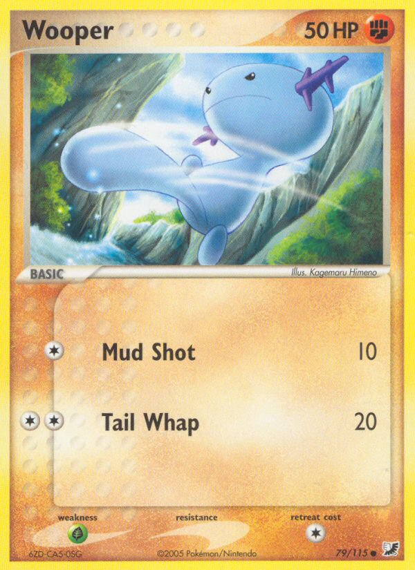 Wooper – Unseen Forces 79/115 Pokémon card