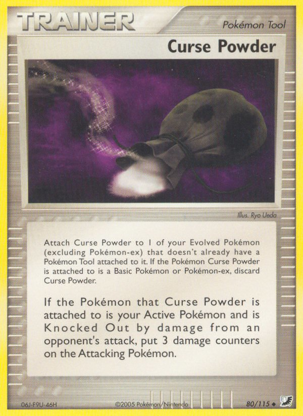 Curse Powder – Unseen Forces 80/115 Pokémon card