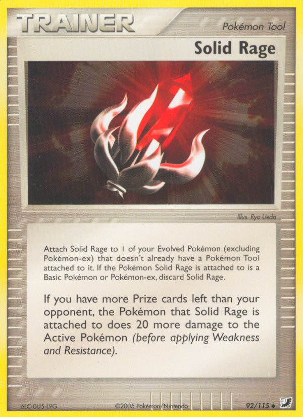 Solid Rage – Unseen Forces 92/115 Pokémon card