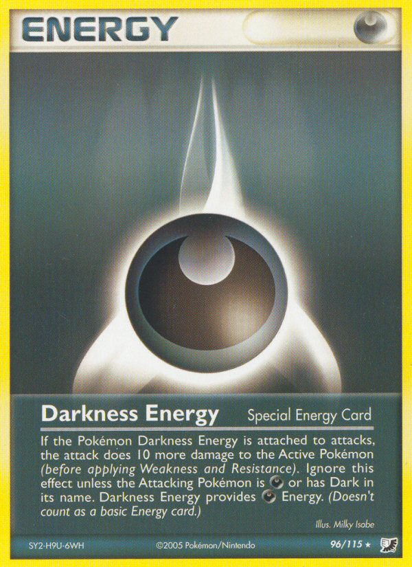 Darkness Energy – Unseen Forces 96/115 Pokémon card