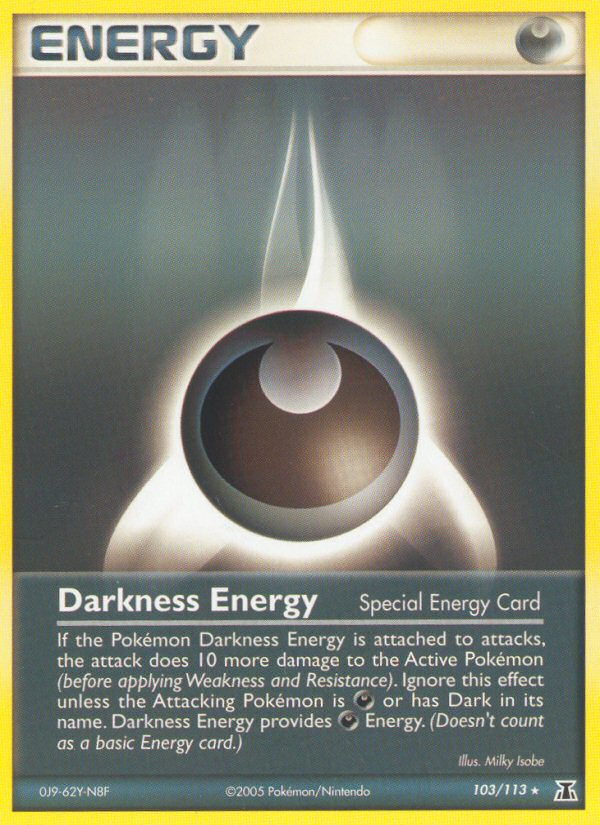 Darkness Energy – Delta Species 103/113 Pokémon card