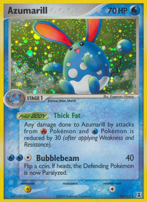 Azumarill – Delta Species 114/113 Pokémon card