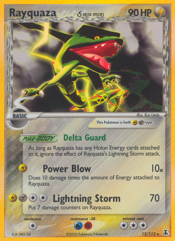 Rayquaza δ – Delta Species 13/113 Pokémon card