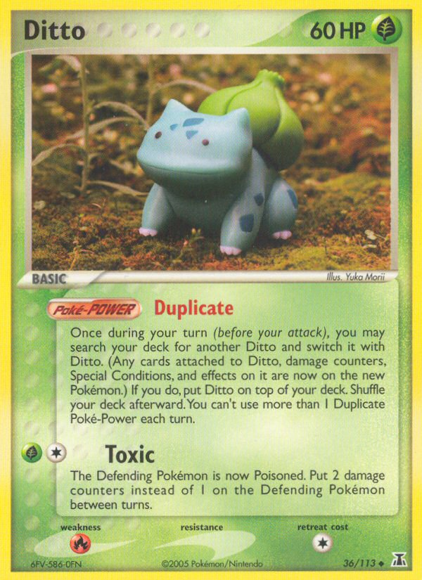 Ditto – Delta Species 36/113 Pokémon card