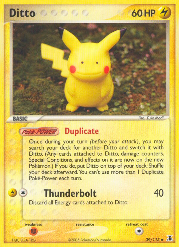 Ditto – Delta Species 39/113 Pokémon card