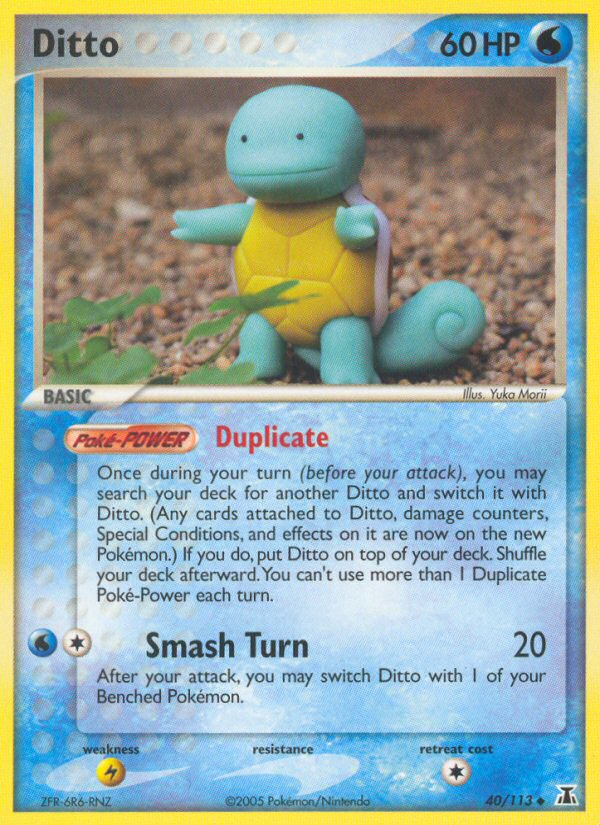 Ditto – Delta Species 40/113 Pokémon card