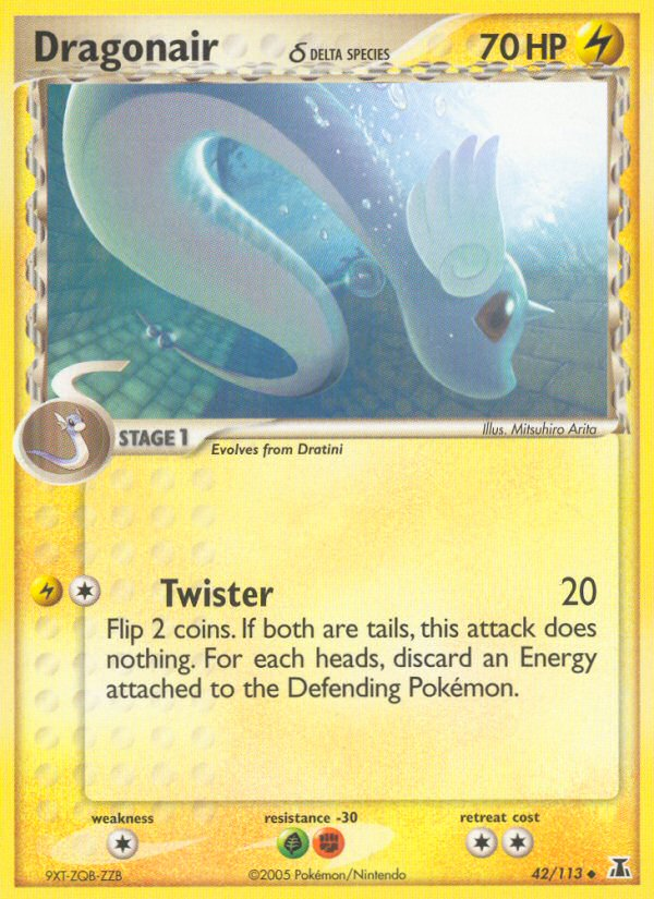 Dragonair δ – Delta Species 42/113 Pokémon card