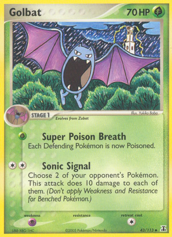 Golbat – Delta Species 43/113 Pokémon card