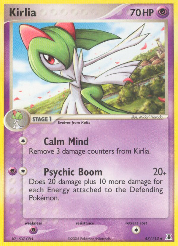 Kirlia – Delta Species 47/113 Pokémon card
