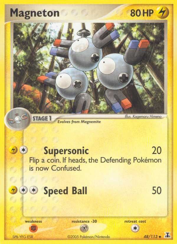 Magneton – Delta Species 48/113 Pokémon card