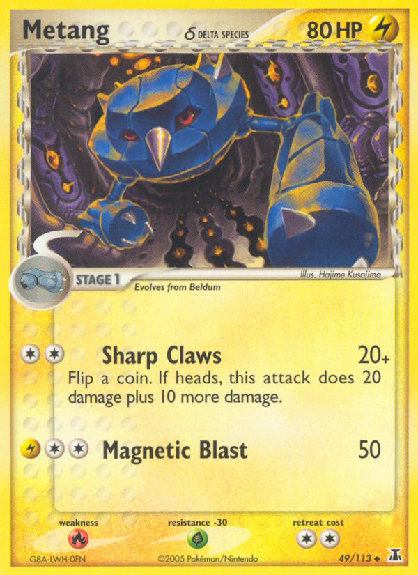 Metang δ – Delta Species 49/113 Pokémon card