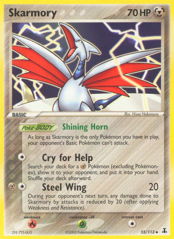 Skarmory – Delta Species 55/113 Pokémon card