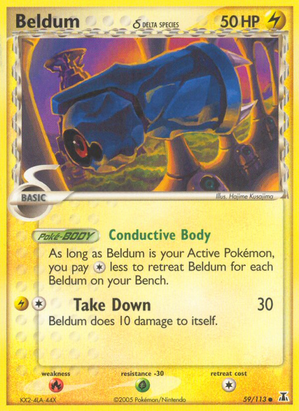 Beldum δ – Delta Species 59/113 Pokémon card