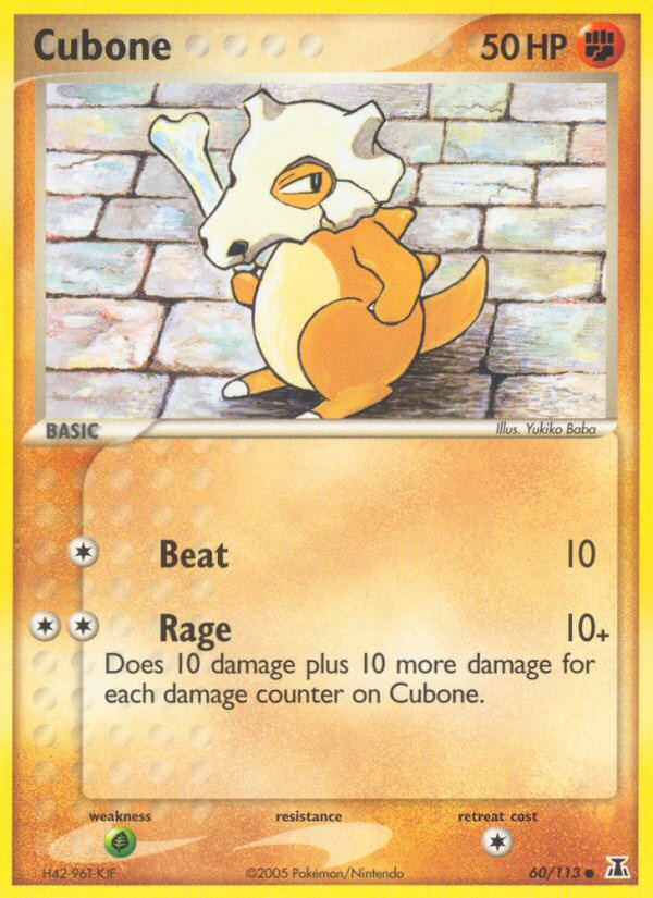 Cubone – Delta Species 60/113 Pokémon card