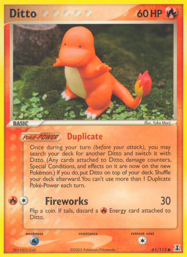 Ditto – Delta Species 61/113 Pokémon card