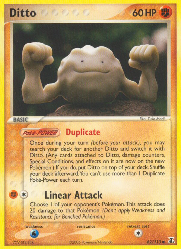 Ditto – Delta Species 62/113 Pokémon card