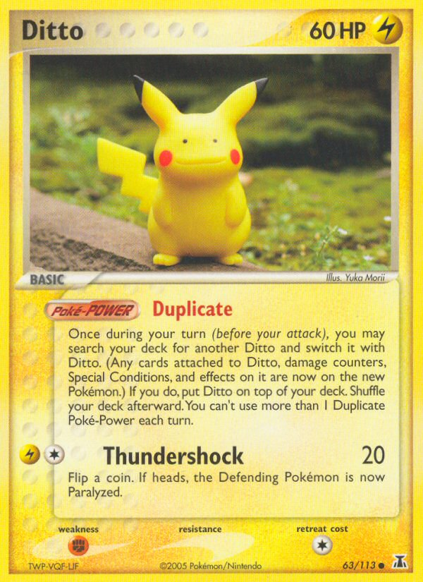 Ditto – Delta Species 63/113 Pokémon card