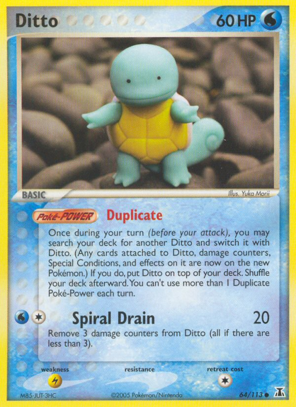 Ditto – Delta Species 64/113 Pokémon card