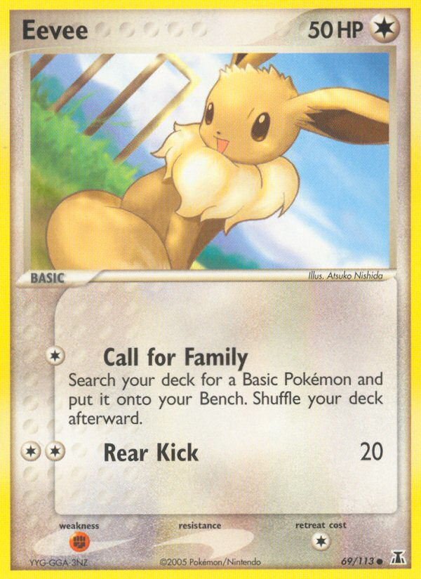 Eevee – Delta Species 69/113 Pokémon card