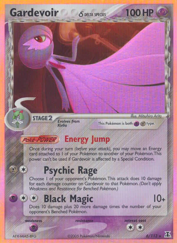 Gardevoir δ – Delta Species 6/113 Pokémon card