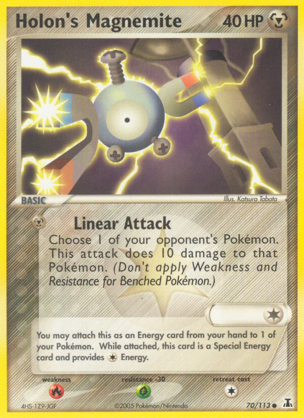 Holon's Magnemite – Delta Species 70/113 Pokémon card