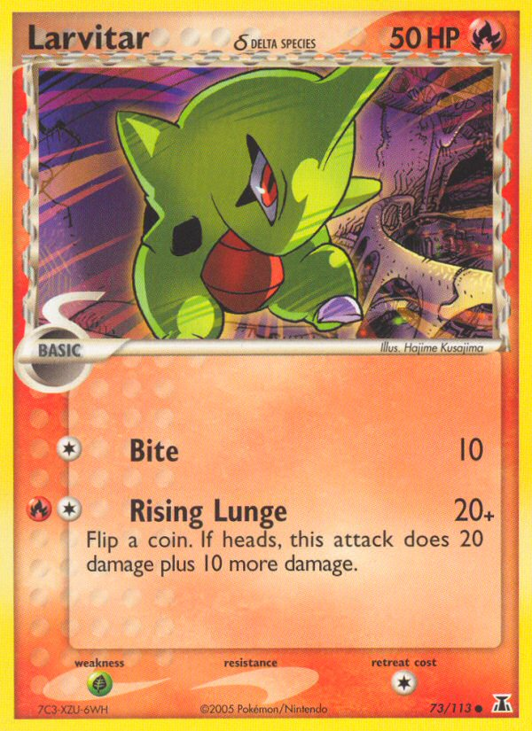 Larvitar δ – Delta Species 73/113 Pokémon card