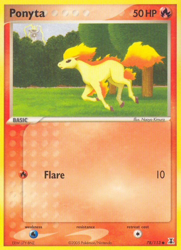 Ponyta – Delta Species 78/113 Pokémon card